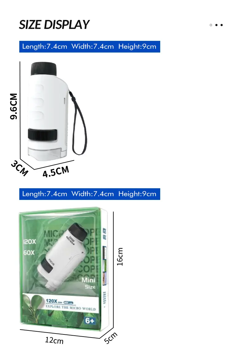 Portable Microscope Toy For Kids (TB-4241885) — illustrated product details, panel 9