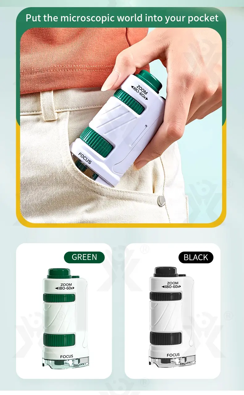 Portable Microscope Specimen Toy, Kids Microscope (TB-4266517) — illustrated product details, panel 5