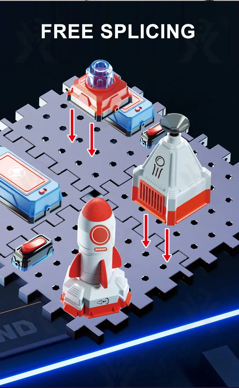 Aerospace DIY Electronic Blocks Kits (TB-4399726) — illustrated product details, panel 4
