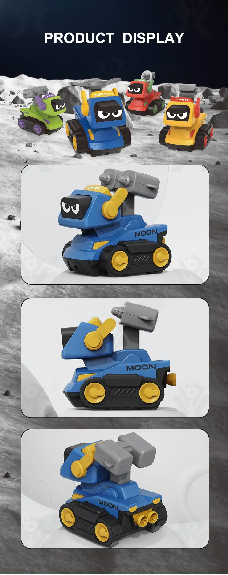 Press-and-Go Toy Car, Space Engineering Themed (TB-4320470) — illustrated product details, panel 5