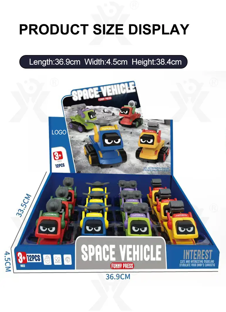 Press-and-Go Toy Car, Space Engineering Themed (TB-4320470) — illustrated product details, panel 7