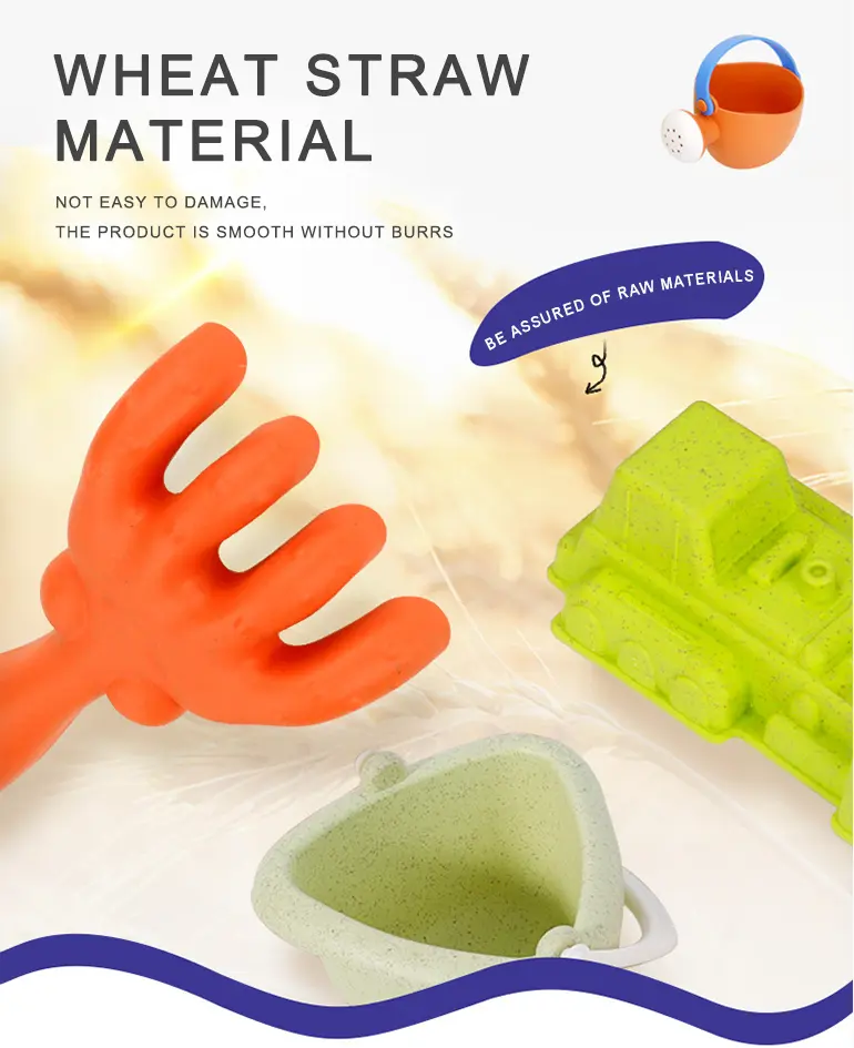 Wheat Straw Beach Toys for Kids -Summer Toys Supply (TB-1680767) — illustrated product details, panel 4