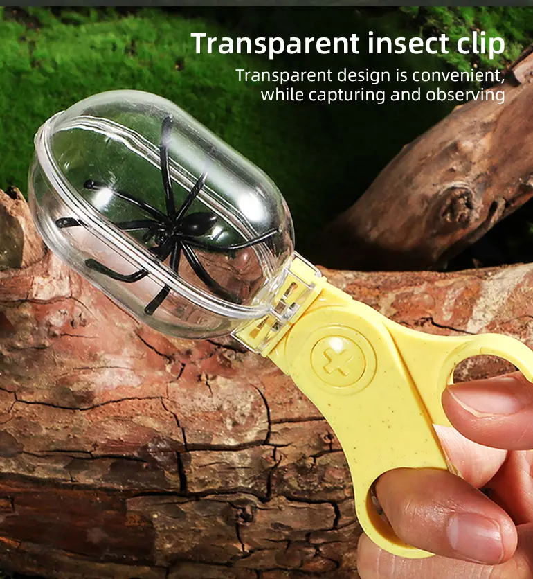 Portable Bug Catcher Scissors, Wheat Straw Toy Supply (TB-4476022) — illustrated product details, panel 2