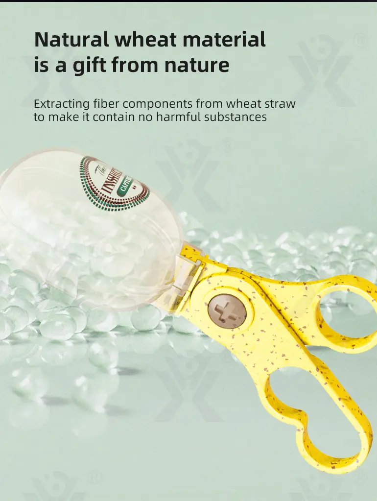 Portable Bug Catcher Scissors, Wheat Straw Toy Supply (TB-4476022) — illustrated product details, panel 4