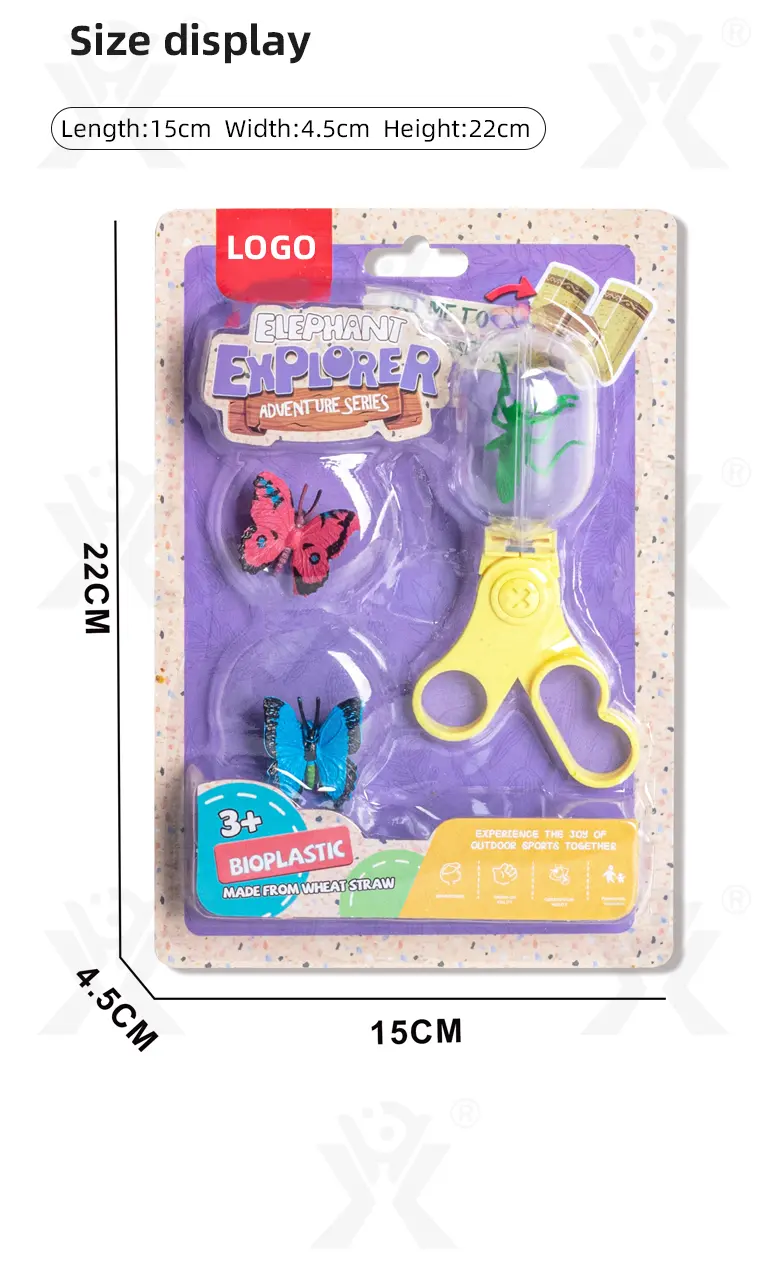 Portable Bug Catcher Scissors, Wheat Straw Toy Supply (TB-4476022) — illustrated product details, panel 6