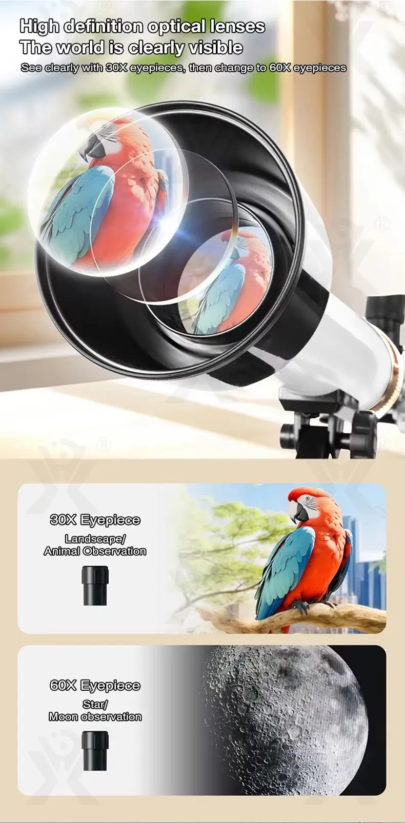 GROIC Telescope for Kids (TB-5119277) — illustrated product details, panel 2
