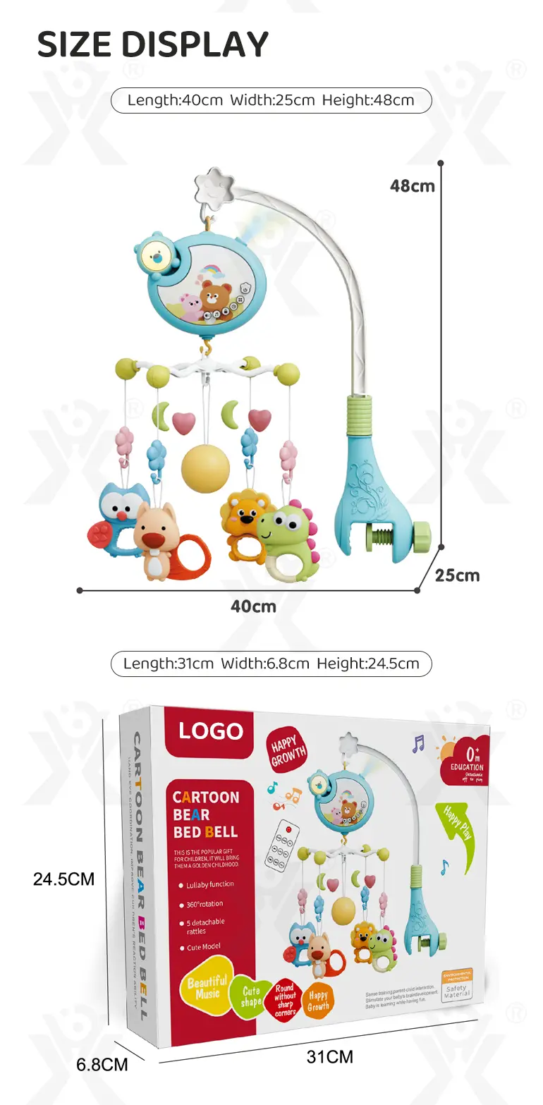 Baby Musical Crib Mobile, Educational Toys (TB-4245914) — illustrated product details, panel 11