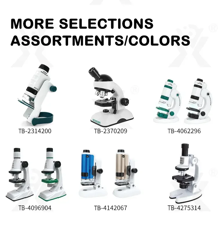 Biological Microscope Toy for Kids, Students (TB-4275314) — illustrated product details, panel 10