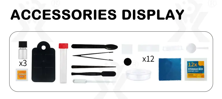 Biological Microscope Toy for Kids, Students (TB-4275314) — illustrated product details, panel 9