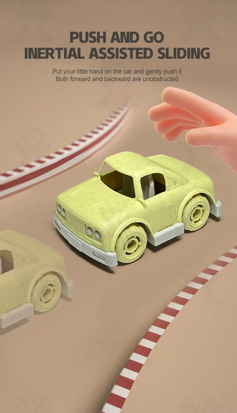 Wheat Straw Car Toy, Trailer Truck (TB-4283247) — illustrated product details, panel 3