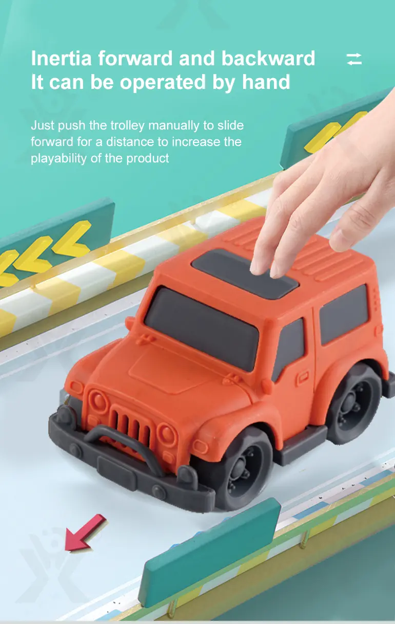 Inertia Plastic Car Toy, Mini Truck Car (TB-4057092) — illustrated product details, panel 3