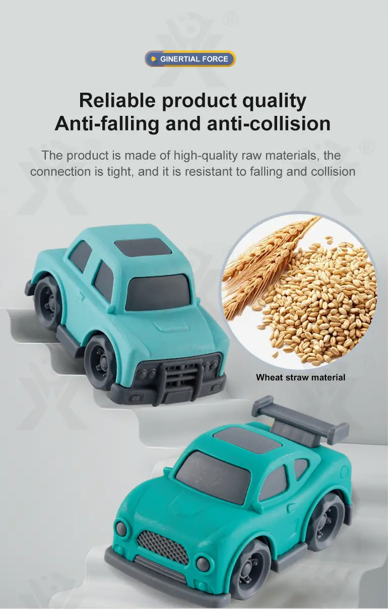 Inertia Plastic Car Toy, Mini Truck Car (TB-4057092) — illustrated product details, panel 4