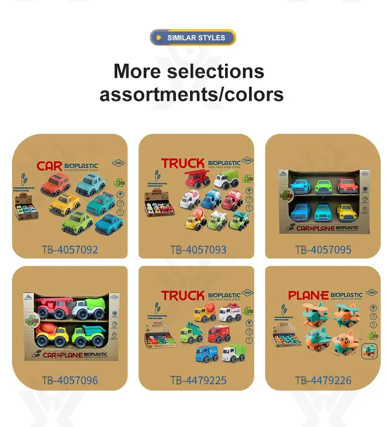 Inertia Plastic Car Toy, Mini Truck Car (TB-4057092) — illustrated product details, panel 7