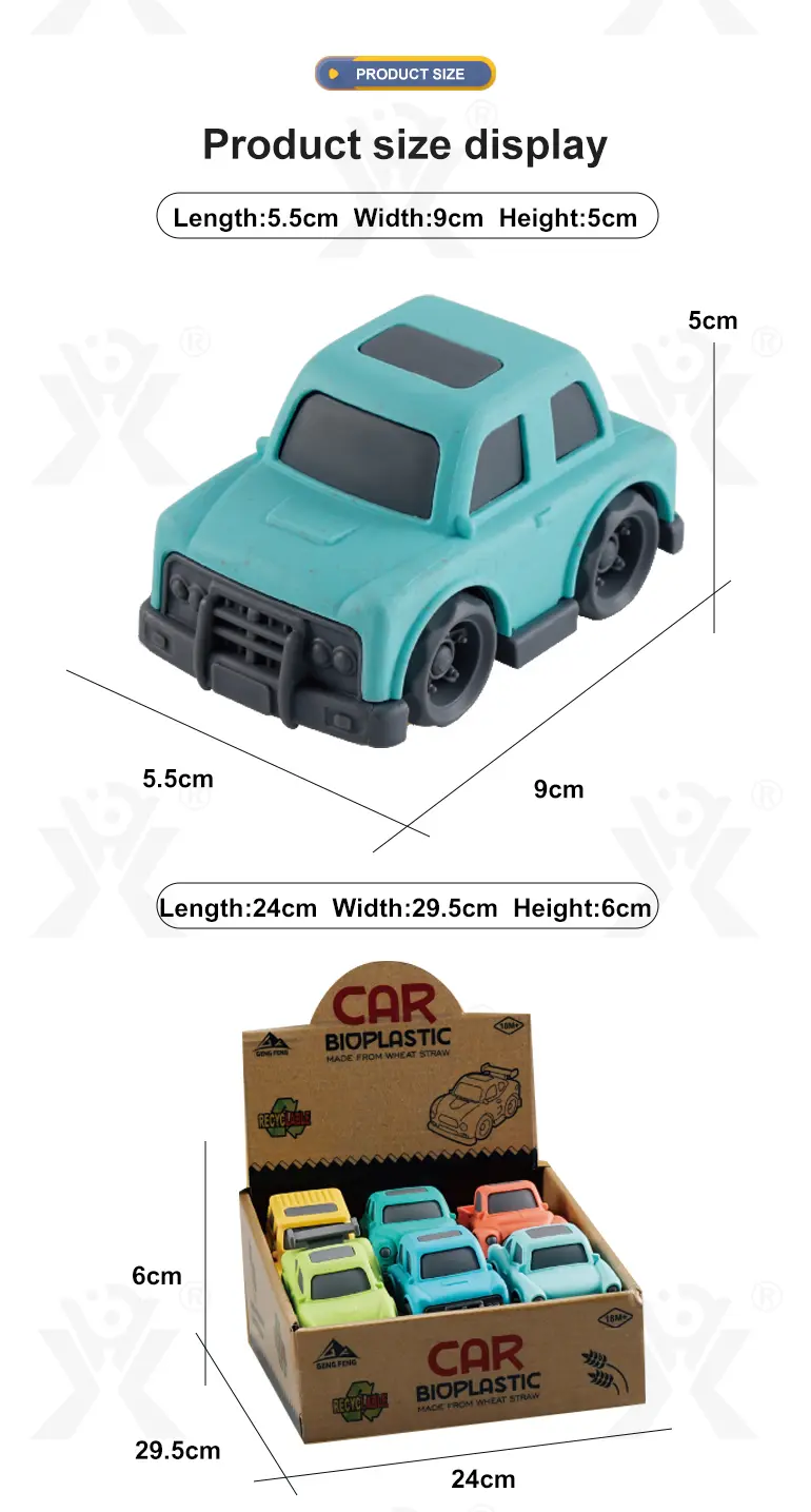 Inertia Plastic Car Toy, Mini Truck Car (TB-4057092) — illustrated product details, panel 8