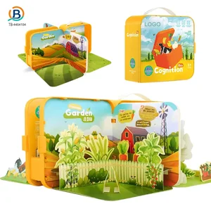 Wholesale 3D Story Book Farm Theme, DIY Quiet Book – Toy Factory Supply