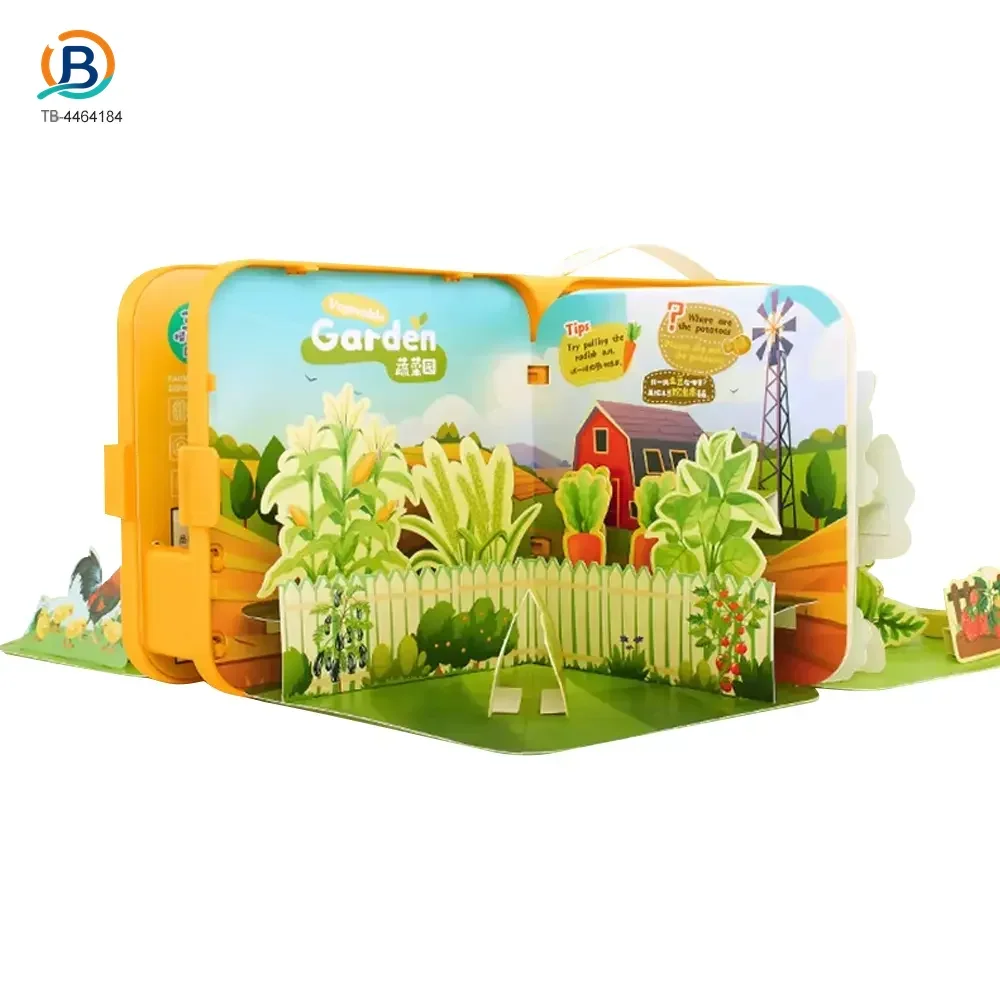 3D Story Book Farm Theme, DIY Quiet Book (TB-4464184) — product photograph 2