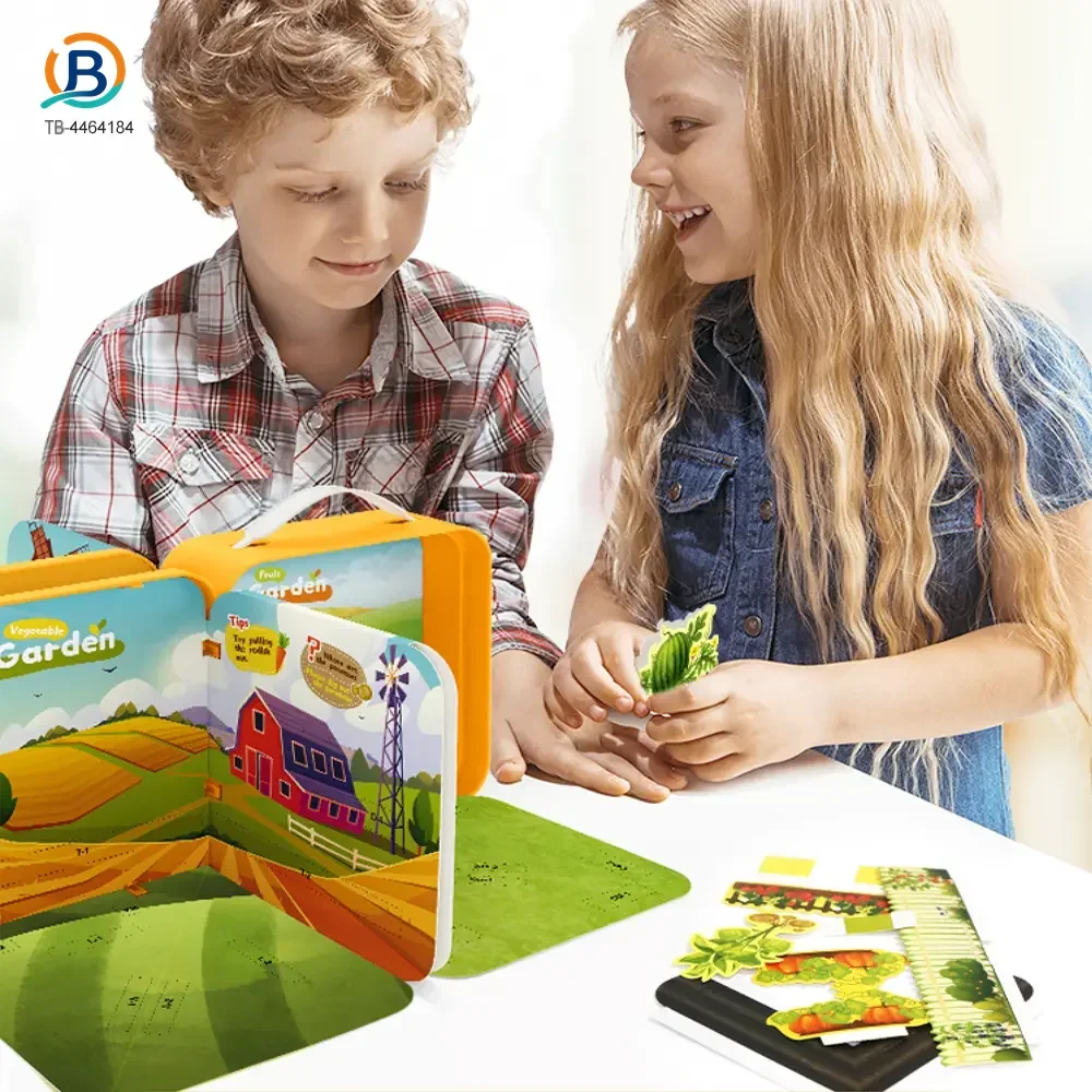 3D Story Book Farm Theme, DIY Quiet Book (TB-4464184) — product photograph 3