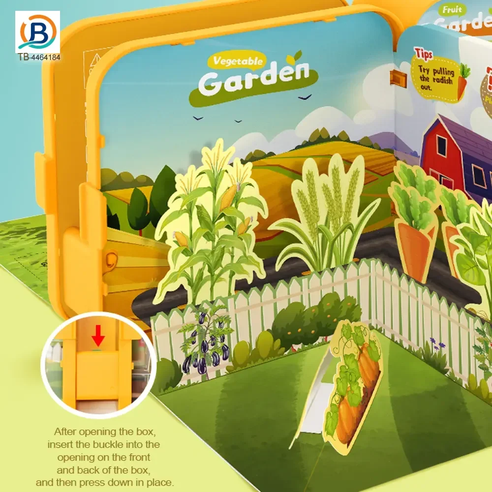 3D Story Book Farm Theme, DIY Quiet Book (TB-4464184) — product photograph 4