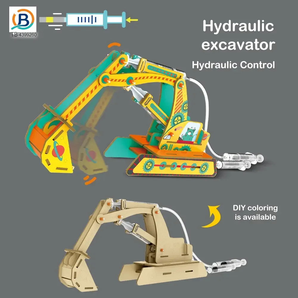STEM Set, 4 in 1 Hydraulic Machinery Kit (TB-4399260) — product photograph 3