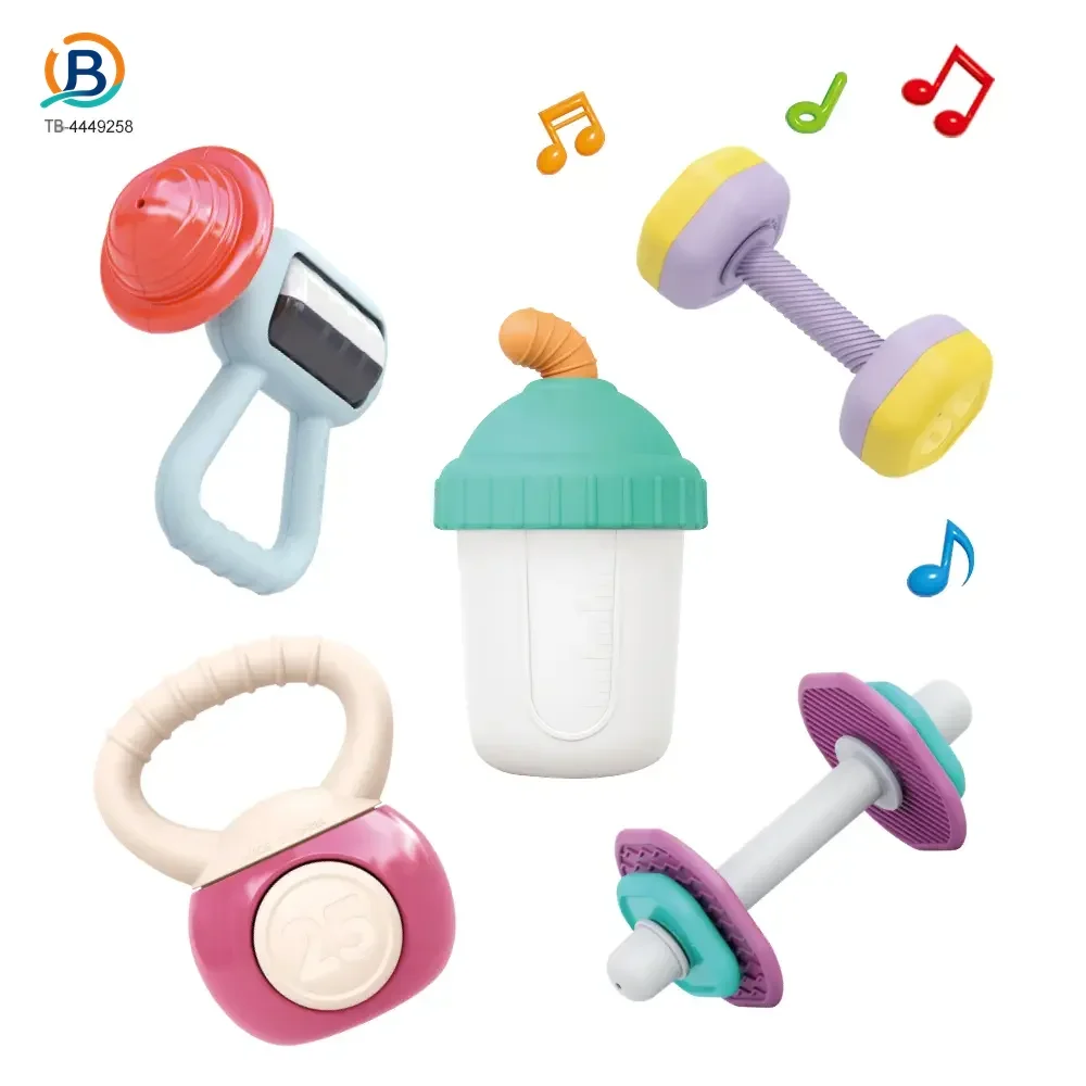 Baby Teether and Rattle Set, Fitness Theme (TB-4449258) — product photograph 1