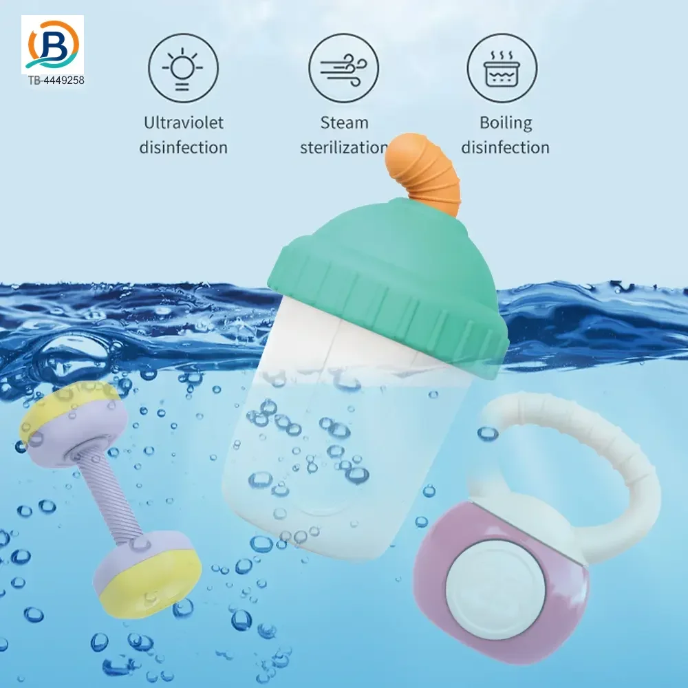 Baby Teether and Rattle Set, Fitness Theme (TB-4449258) — product photograph 3