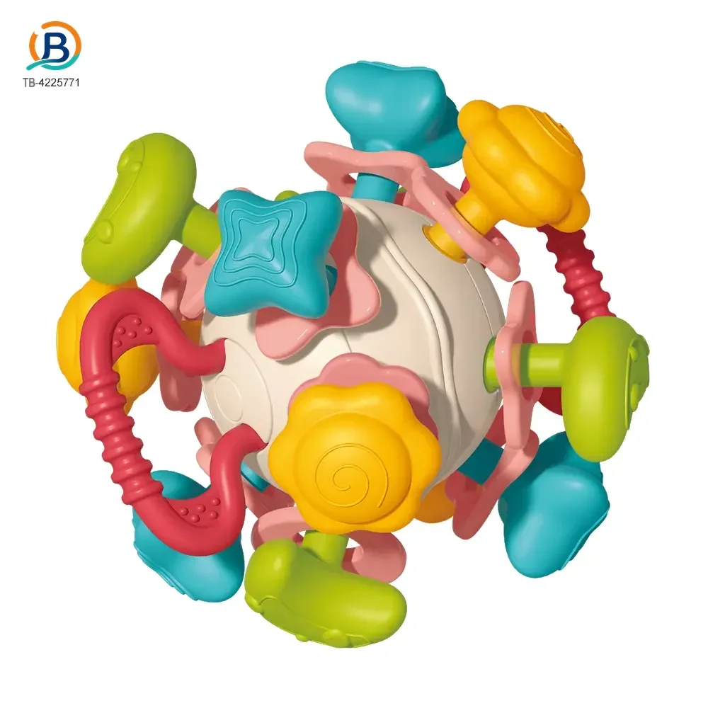 6-in-1 Baby Teether Ball Toy, Space Theme (TB-4225771) — product photograph 1