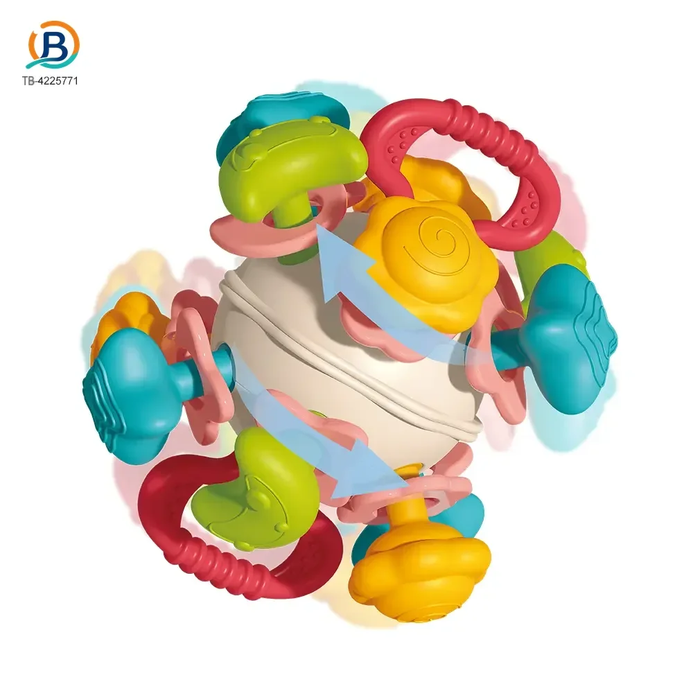 6-in-1 Baby Teether Ball Toy, Space Theme (TB-4225771) — product photograph 2