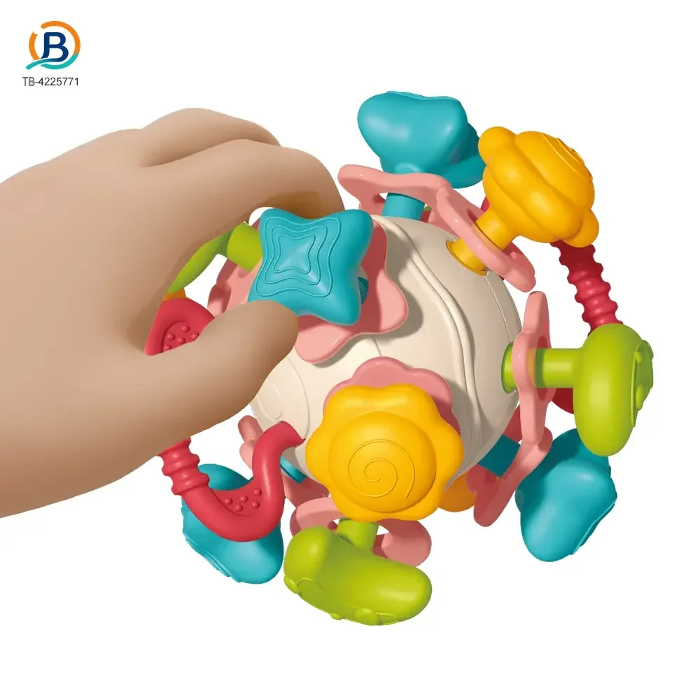 6-in-1 Baby Teether Ball Toy, Space Theme (TB-4225771) — product photograph 3