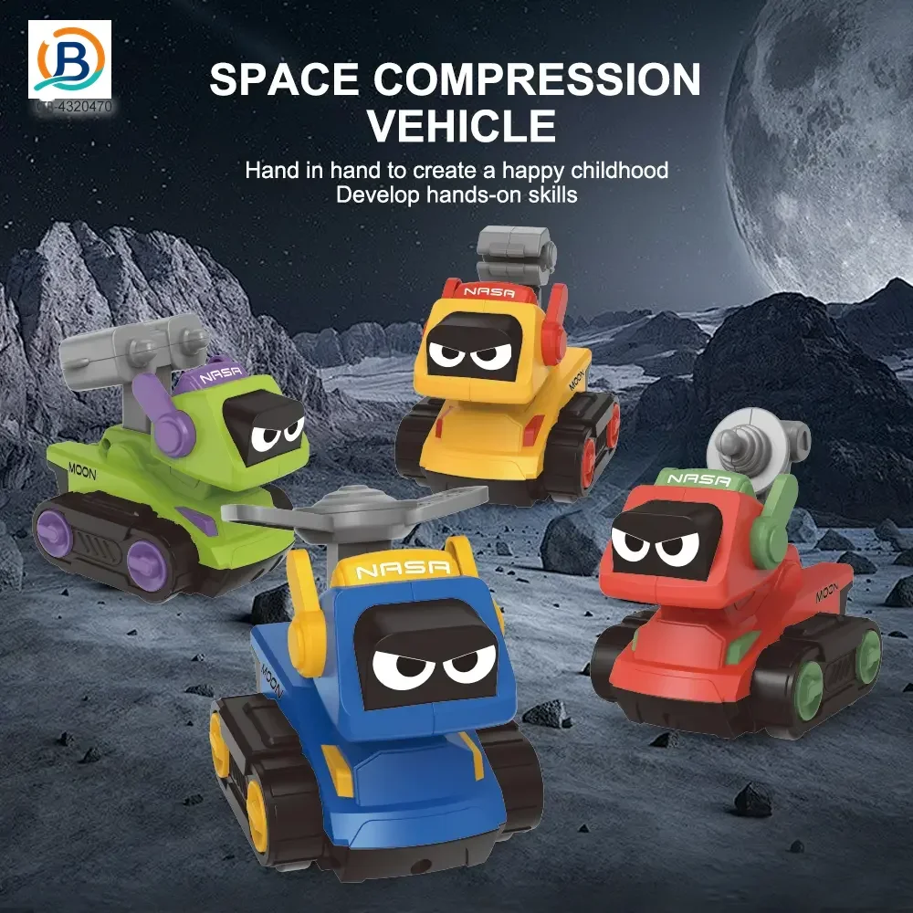 Press-and-Go Toy Car, Space Engineering Themed (TB-4320470) — product photograph 5