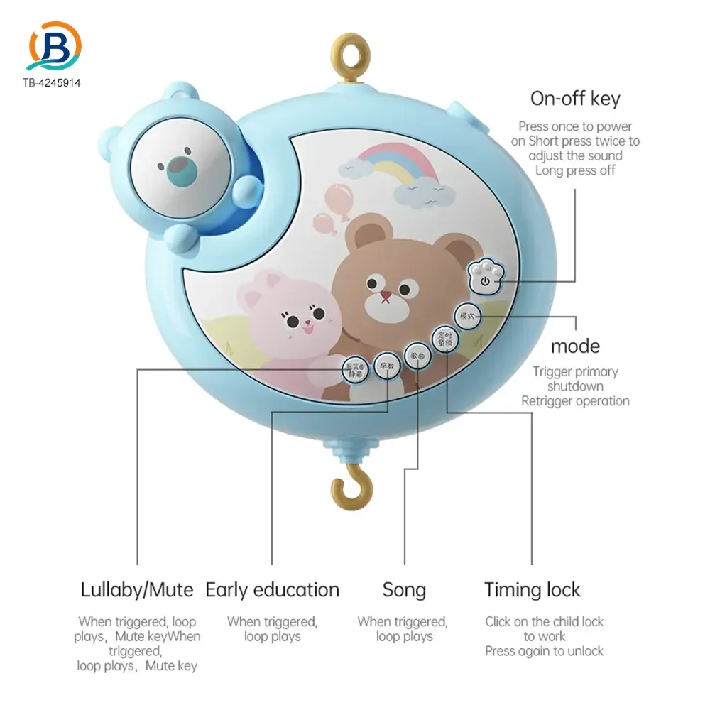 Baby Musical Crib Mobile, Educational Toys (TB-4245914) — product photograph 4