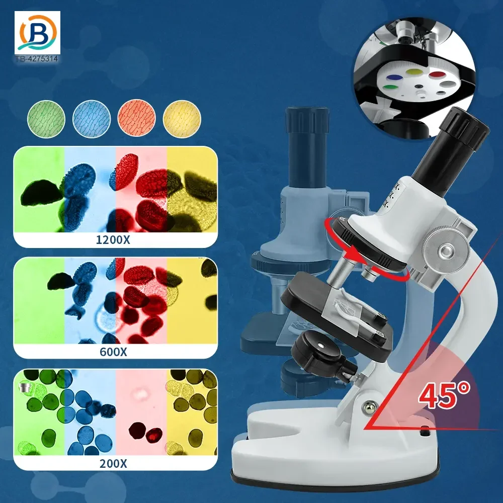 Biological Microscope Toy for Kids, Students (TB-4275314) — product photograph 3