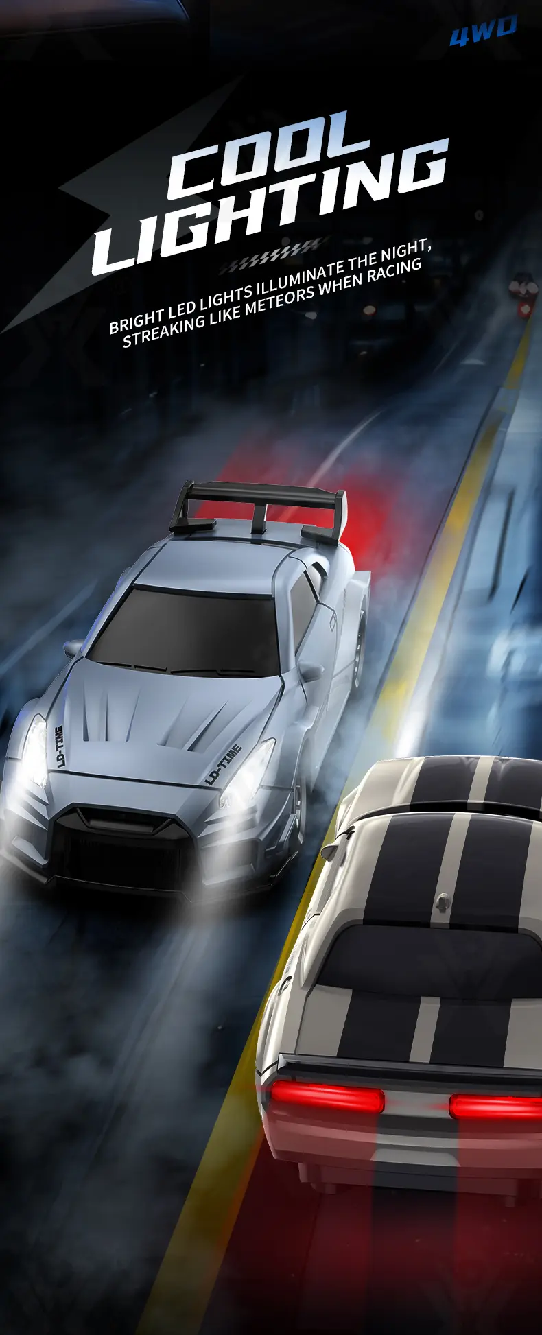 1:64 Scale Desktop Drift Car, Type-C Charging (TB-4974344) — illustrated product details, panel 7