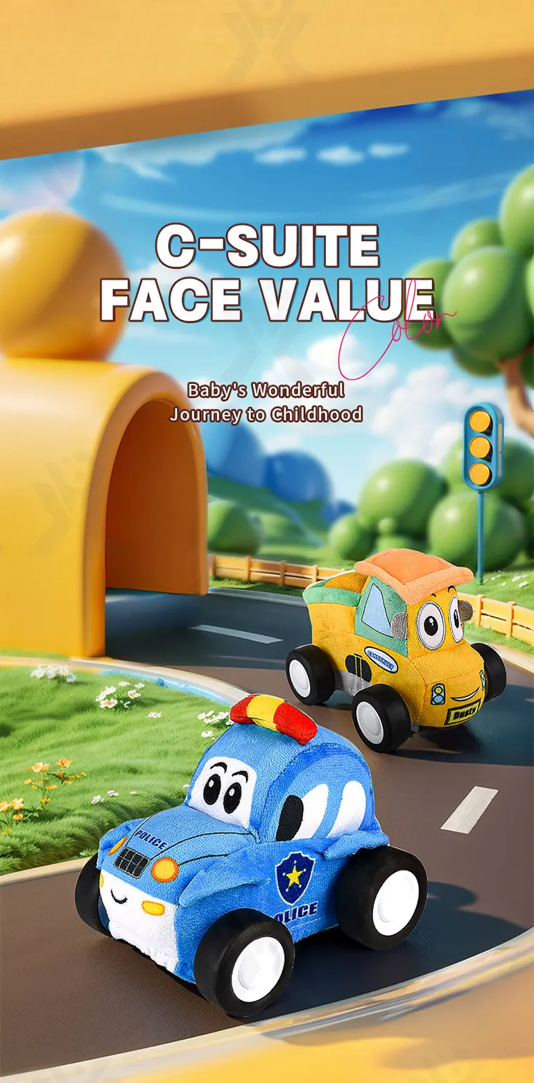 RC Plush Car Toy, Engineering Theme (TB-4507815) — illustrated product details, panel 3