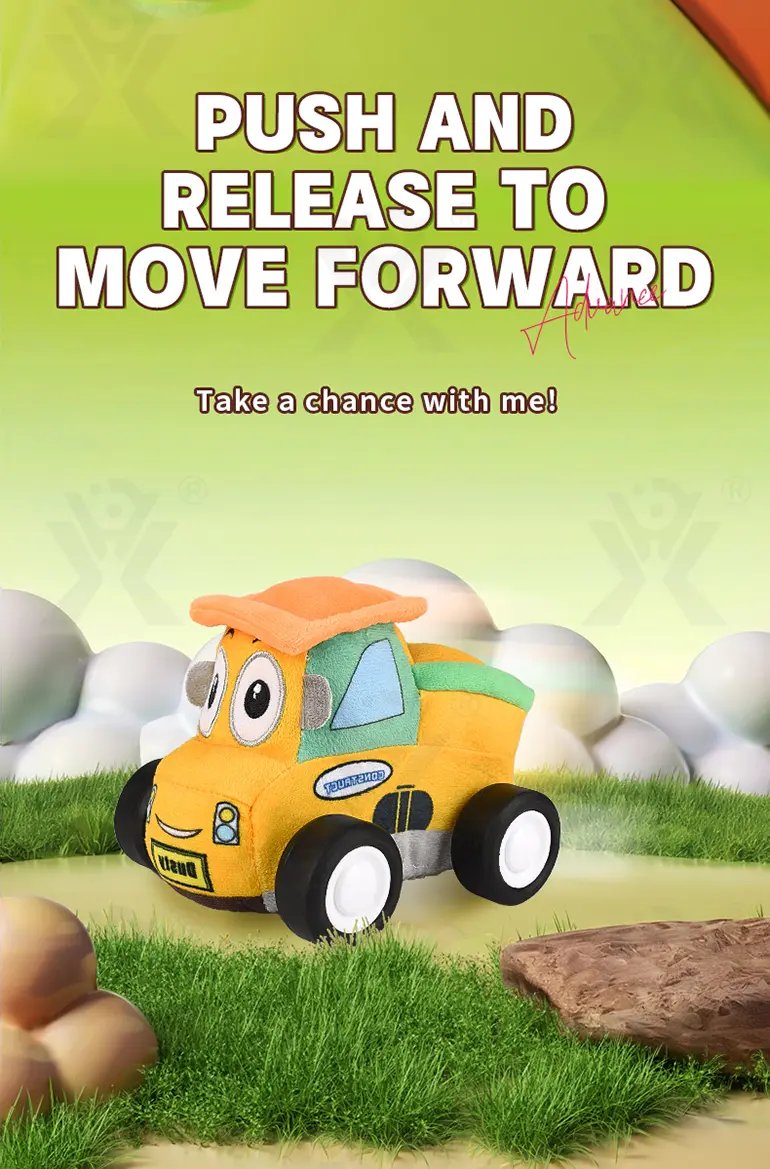 RC Plush Car Toy, Engineering Theme (TB-4507815) — illustrated product details, panel 6