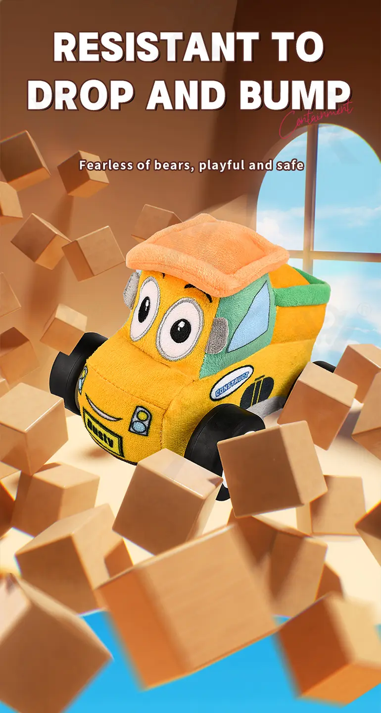 RC Plush Car Toy, Engineering Theme (TB-4507815) — illustrated product details, panel 9