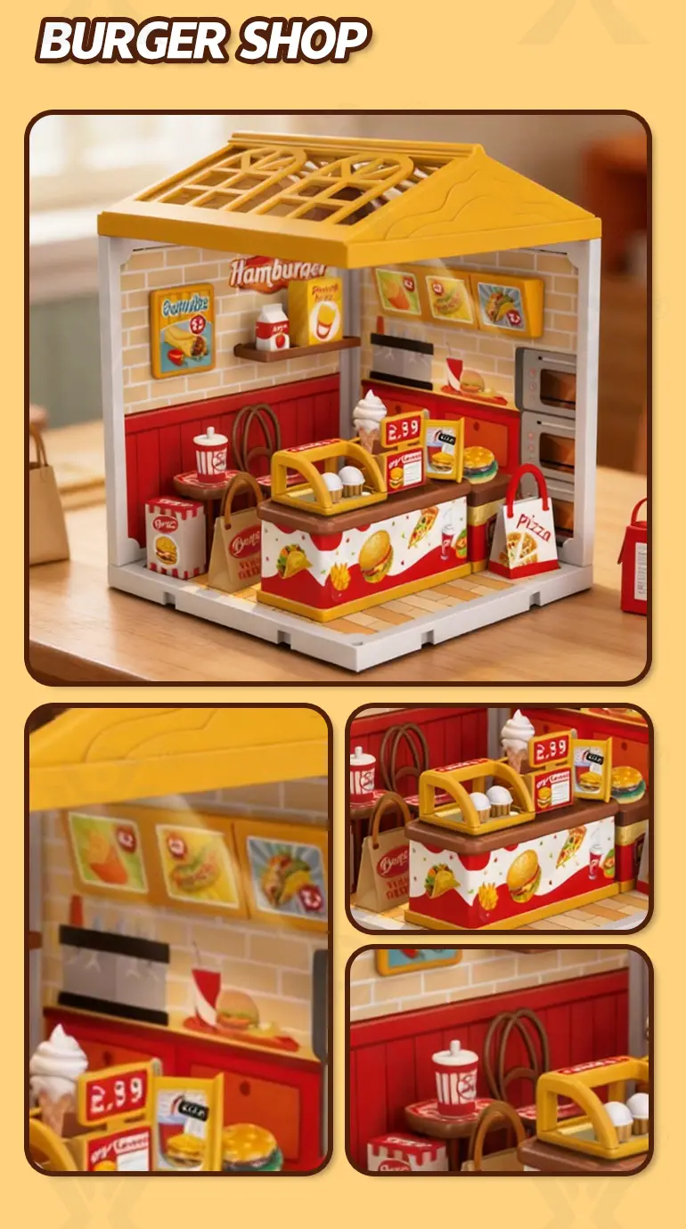 DIY Micro Scene Store Kit, DIY Mini House (TB-5169824) — illustrated product details, panel 7