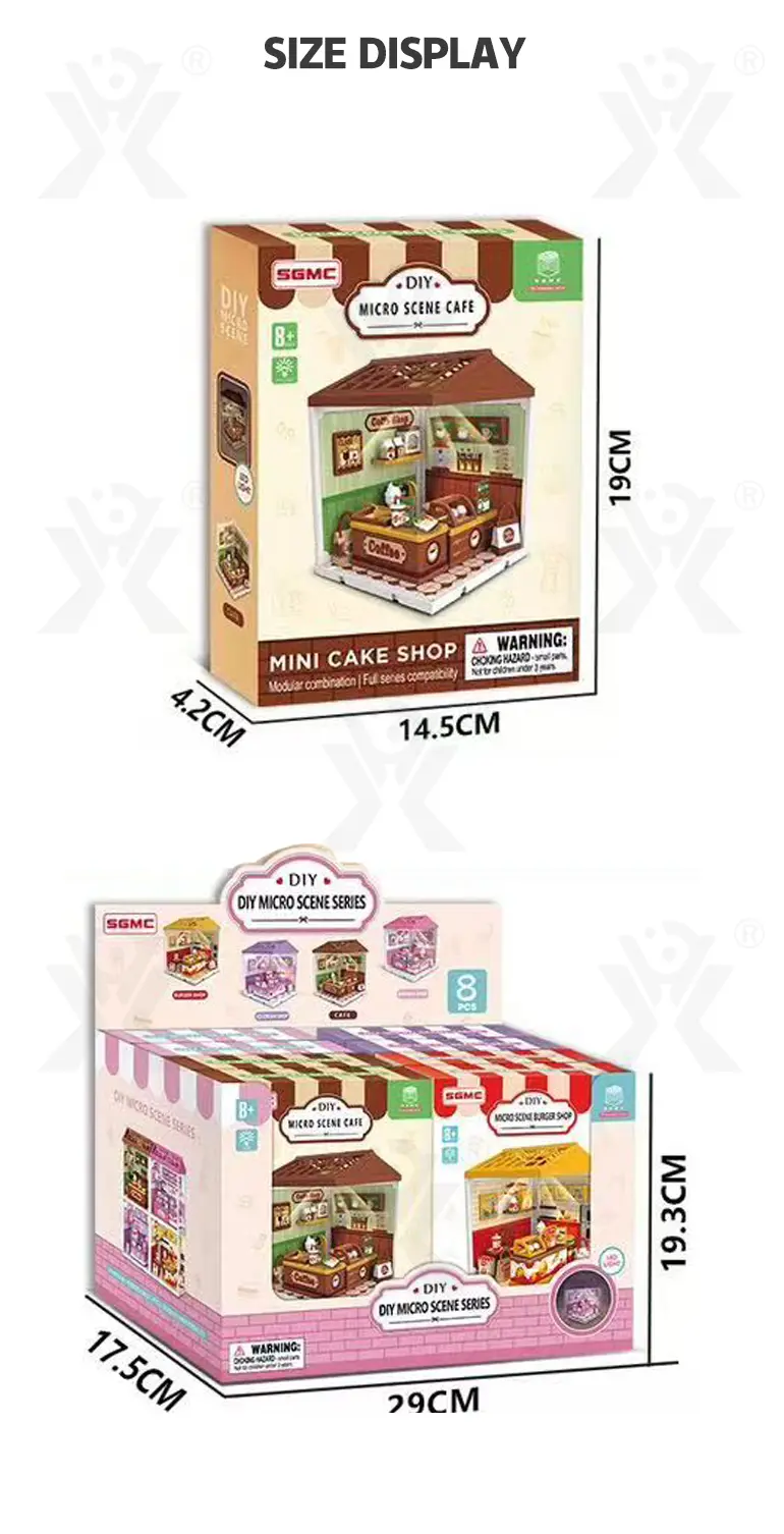 DIY Micro Scene Store Kit, DIY Mini House (TB-5169824) — illustrated product details, panel 9