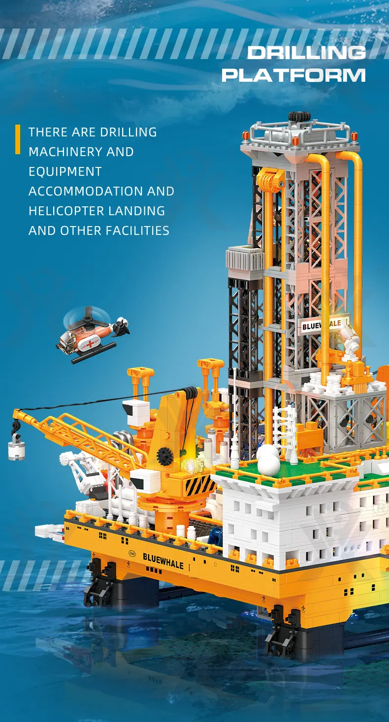 Drilling Platform Building Kit (TB-4842424) — illustrated product details, panel 2