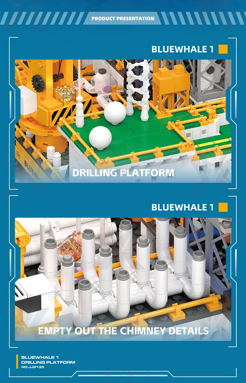 Drilling Platform Building Kit (TB-4842424) — illustrated product details, panel 4
