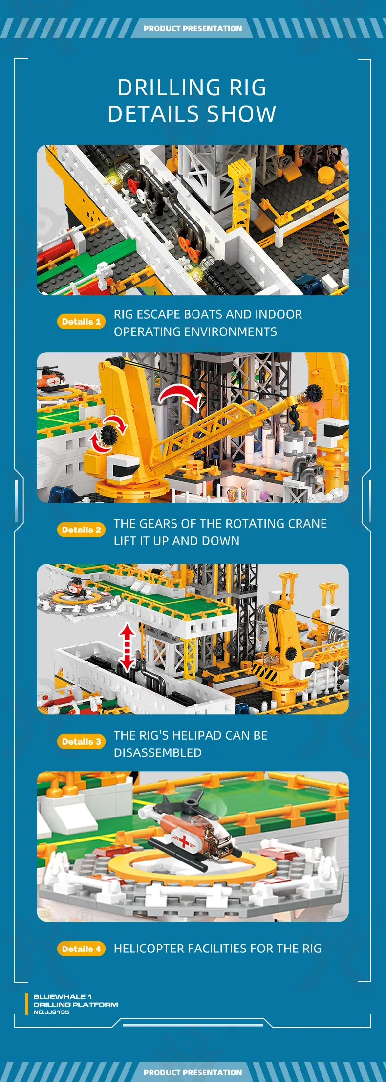 Drilling Platform Building Kit (TB-4842424) — illustrated product details, panel 6