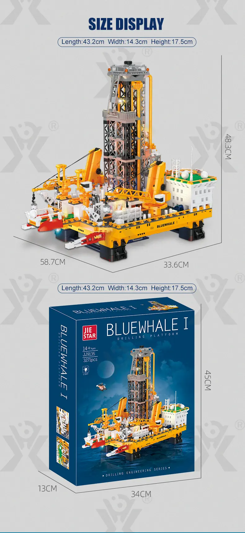Drilling Platform Building Kit (TB-4842424) — illustrated product details, panel 8
