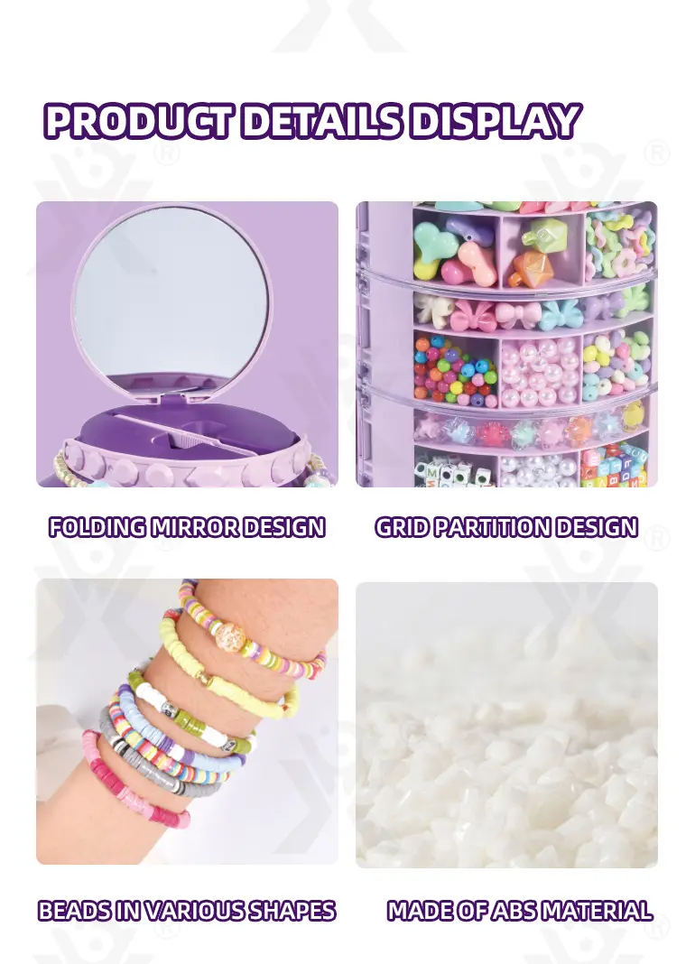 DIY Jewelry Set Toy with mirror (TB-4309152) — illustrated product details, panel 5