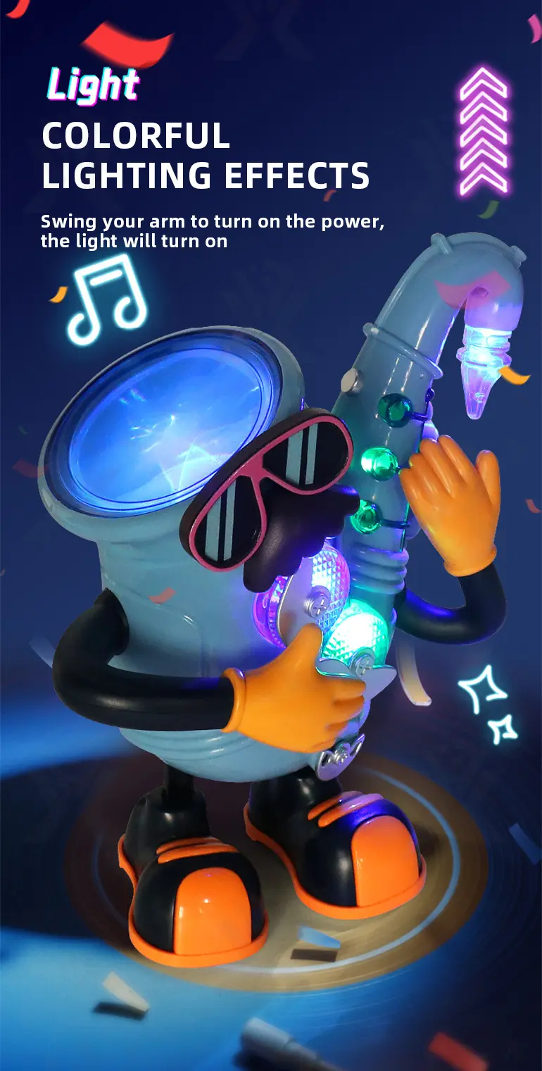 Dancing Saxophone Toy, Building the Sense of Rhythm (TB-4268781) — illustrated product details, panel 3