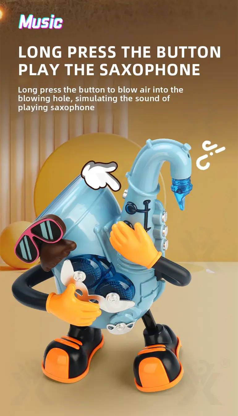 Dancing Saxophone Toy, Building the Sense of Rhythm (TB-4268781) — illustrated product details, panel 5