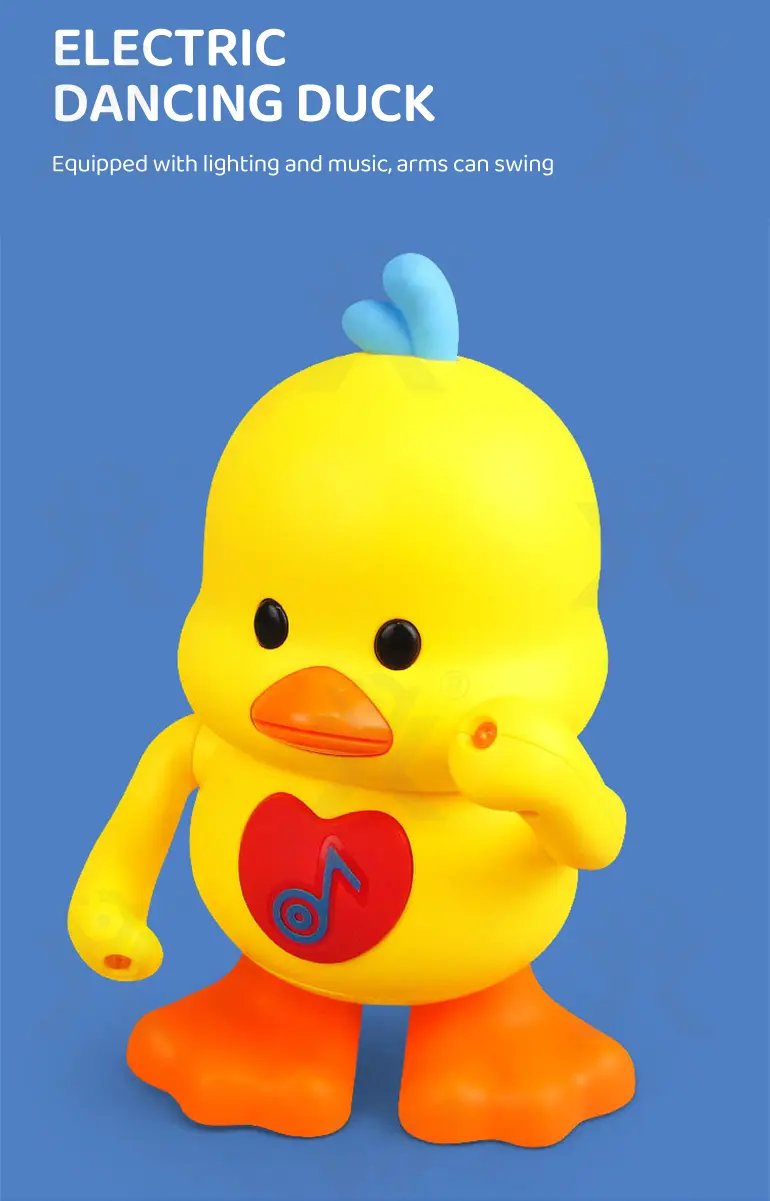 Dancing Duck Interactive Toys (TB-4262328) — illustrated product details, panel 1