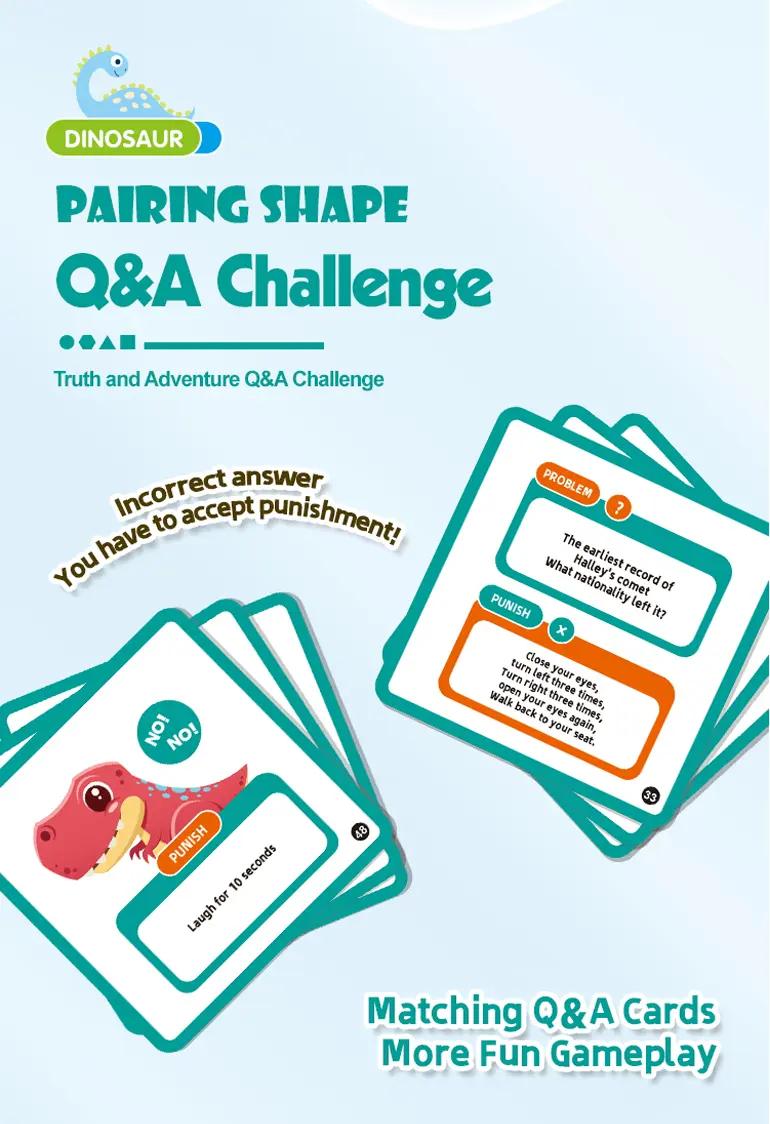 Shape Pairing Puzzle Toy, Dinosaur Outlook (TB-4232591) — illustrated product details, panel 6