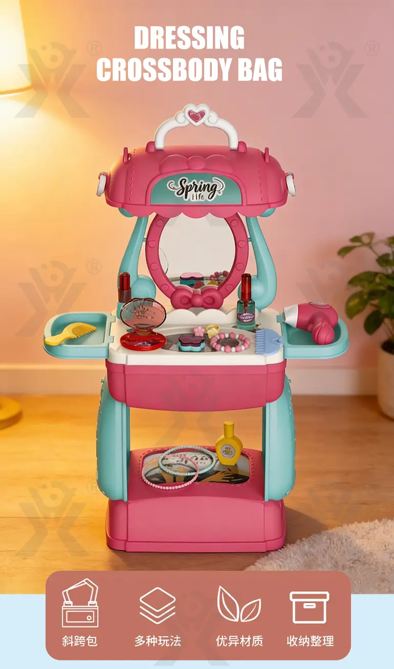 Pretend Makeup Toy Set (TB-1647870) — illustrated product details, panel 1