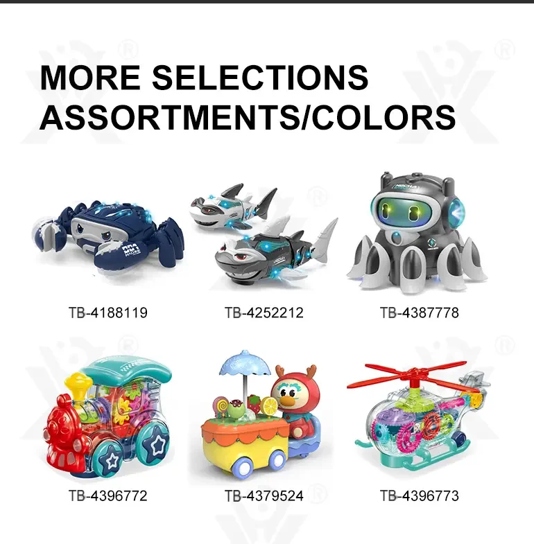 Kids Electric Mechanical Octopus Toy (TB-4387778) — illustrated product details, panel 10