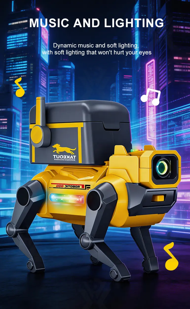 Takeout Robot Dog Toy (TB-5167349) — illustrated product details, panel 2