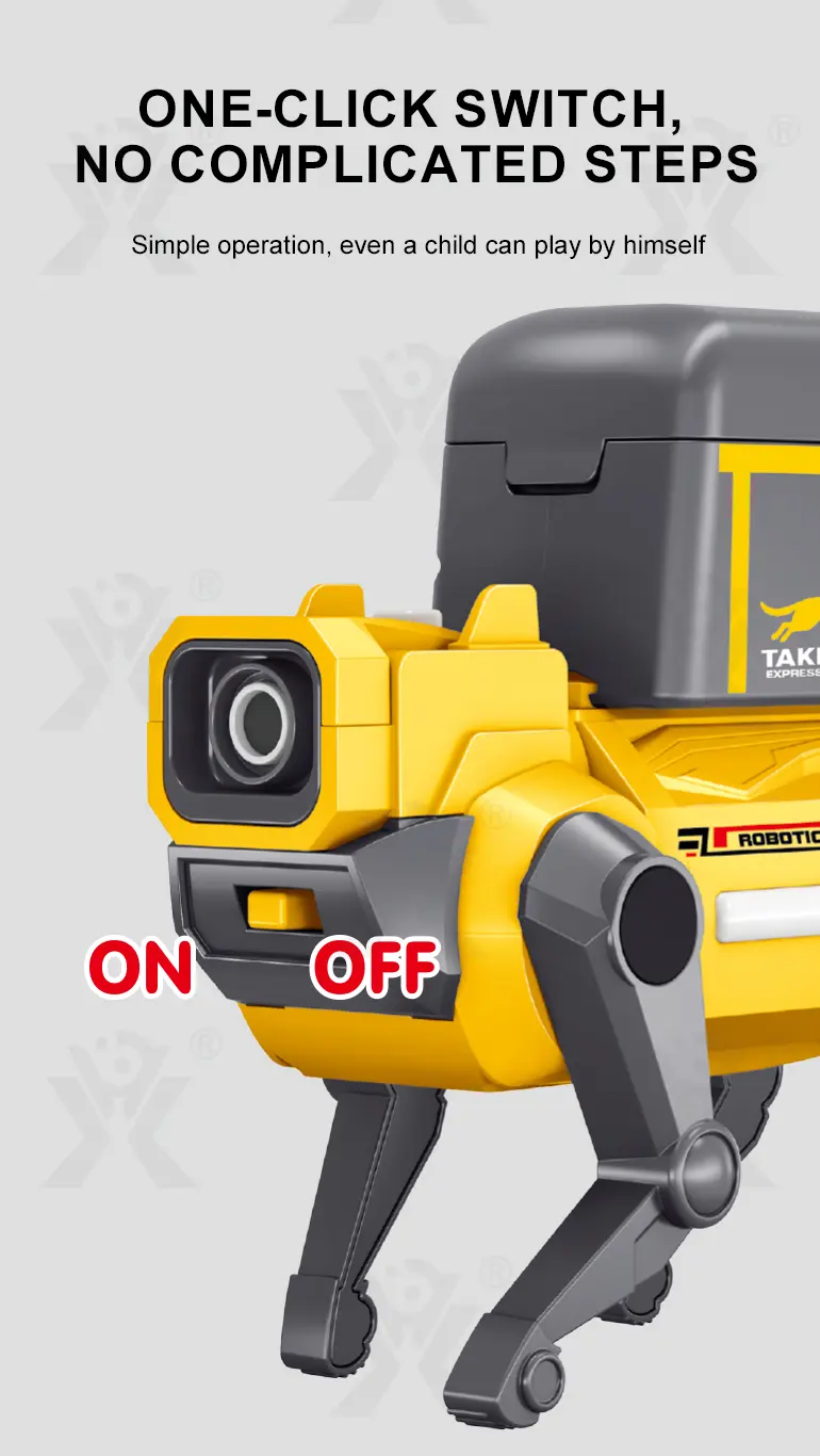 Takeout Robot Dog Toy (TB-5167349) — illustrated product details, panel 3